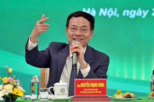 Bộ trưởng Nguyễn Mạnh Hùng nói về hợp tác quốc tế trong khoa học công nghệ: "Việt Nam không đi xin nữa, phải có cái Việt Nam mang ra, có cái Việt Nam mang về"