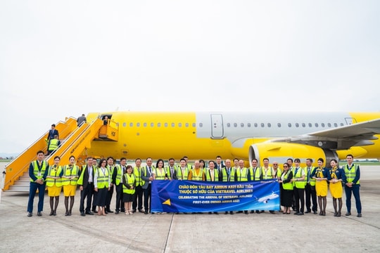 Vietravel Airlines chính thức nhận máy bay Airbus A321 đầu tiên thuộc quyền sở hữu của mình
