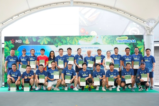 Giải Pickleball thiện nguyện gây quỹ HiGreen “Vì Trường Sa xanh” thu hút đông đảo cộng đồng công nghệ
