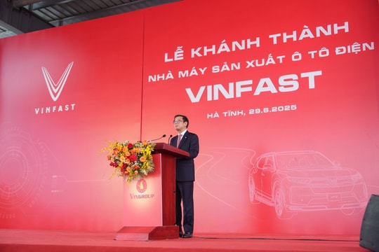 Vinfast khánh thành nhà máy sản xuất ô tô điện tại Hà Tĩnh