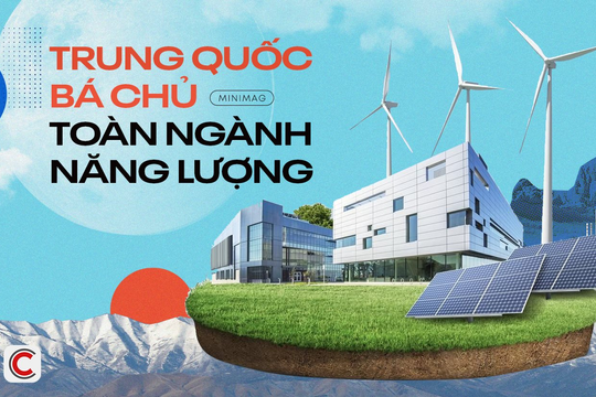 Trung Quốc bá chủ toàn ngành năng lượng từ tuabin gió đến pin mặt trời, khiến cả phần còn lại của thế giới kính nể