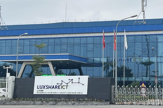 Luxshare-ICT được hưởng thuế thu nhập doanh nghiệp 0% tại Nghệ An