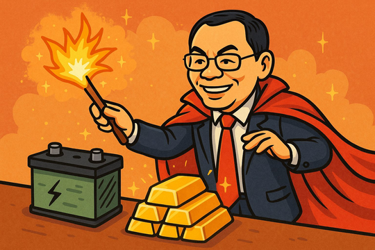 Tỷ phú Phạm Nhật Vượng vừa tham gia cuộc chơi "biến rác thành vàng"