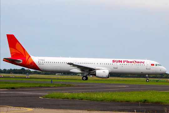 Lộ diện hình ảnh đầu tiên của máy bay hãng hàng không Sun PhuQuoc Airways