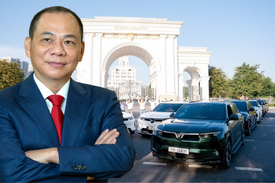 77% giảng viên và nhân viên tại ĐH của tỷ phú Phạm Nhật Vượng đi xe điện: Mục tiêu đạt 100% trong 2 năm nữa