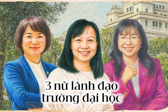 3 nữ lãnh đạo của các trường ĐH danh tiếng Việt Nam: Người liên tục được tỷ phú tín nhiệm, 2 người vừa nhậm chức ôm khát vọng tạo đột phá cho giáo dục nước nhà
