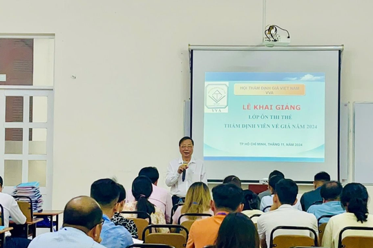 Hội Thẩm định giá Việt Nam: Sẽ tổ chức lớp ôn thi kỳ thi cấp Thẻ thẩm định viên về giá lần thứ XVII vào quý IV/2025