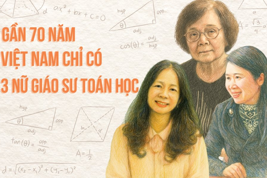 3 nữ Giáo sư toán học “quý hơn vàng ròng” của Việt Nam: 35 năm lịch sử mới lặp lại, đủ để thấy hành trình dài vượt ngàn chông gai