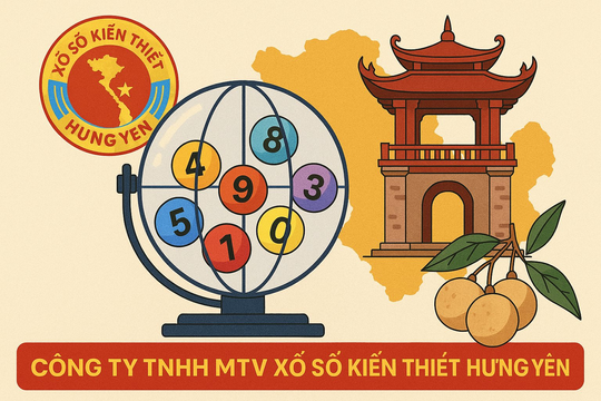 Cưỡng chế ngừng sử dụng hóa đơn của Công ty TNHH MTV Xổ số kiến thiết Hưng Yên do nợ quá hạn 1,47 tỷ đồng.