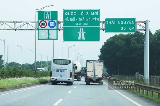 Bộ Xây dựng trả lời việc mở rộng cao tốc Hà Nội - Thái Nguyên