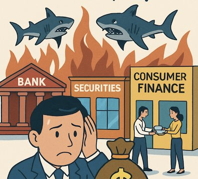 Các công ty tài chính tiêu dùng hoạt động rủi ro hơn các tổ chức tài chính khác