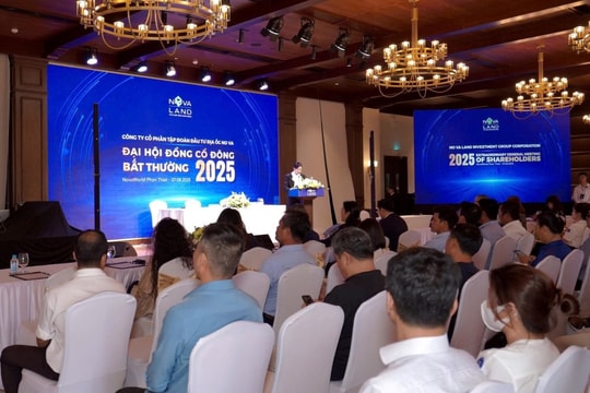 ĐHĐCĐ Bất thường 2025 Novaland (NVL): Phát hành cổ phiếu đổi nợ trị giá hơn 8.719 tỷ đồng và vay thêm 5.000 tỷ đồng