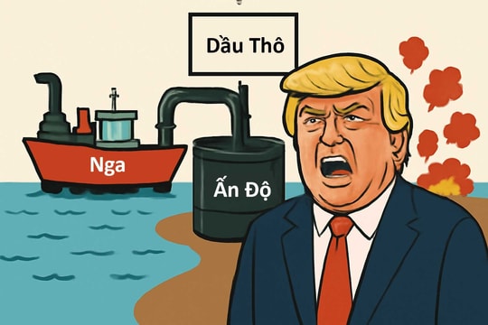 Chỉ một biểu đồ lột tả chân thực "nỗi đau" của nền kinh tế "cộm cán" BRICS: Từng được chính phía Mỹ "nhờ" mua dầu Nga nhằm ngăn giá tăng vọt, giờ đây lại bị ông Trump đánh thuế lên tới 50%