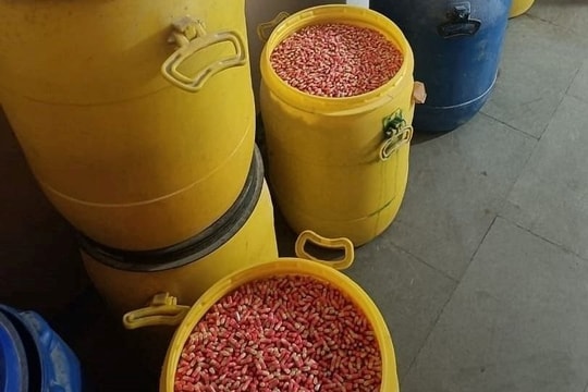 Điều tra suốt 2 tháng, triệt phá đường dây sản xuất thuốc giả, thu giữ gần 200 kg thuốc nhái Panadol, Johnson & Johnson, GSK…