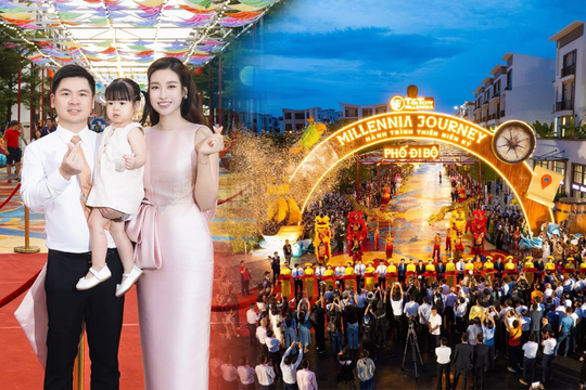 Hoa hậu Đỗ Mỹ Linh khoe ảnh cả nhà cực yêu, hé lộ “con số khủng” về đại sự kiện của công ty gia đình: Gần 50 nghìn người quẩy xuyên màn đêm