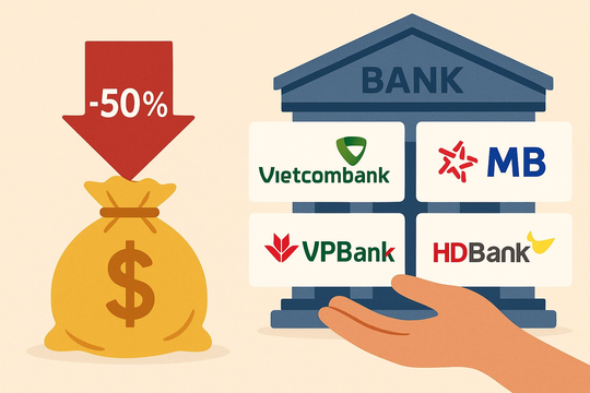 Giảm 50% tỷ lệ dự trữ bắt buộc: Lợi ích lớn cho các ngân hàng tái cơ cấu
