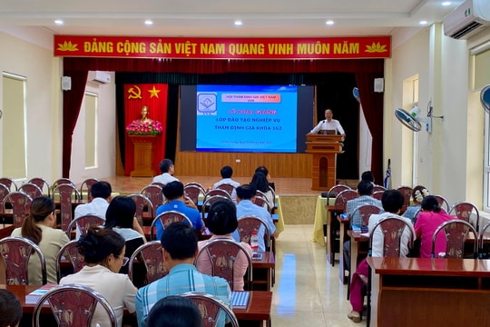 Khai giảng Khóa đào tạo nâng cao năng lực cho thẩm định viên về giá tại TP.Hải Phòng