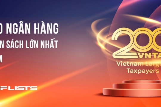 Công bố 20 Ngân hàng nộp ngân sách lớn nhất Việt Nam
