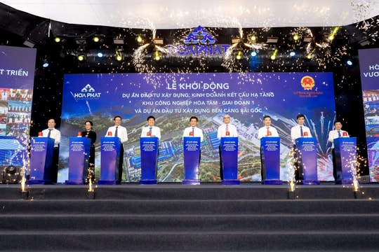 Tỷ phú Trần Đình Long khởi động dự án KCN Hòa Tâm – Giai đoạn 1 và Cảng Bãi Gốc, tổng vốn đầu tư 120.000 tỷ đồng