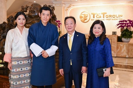 Quốc vương Bhutan và Hoàng hậu tới thăm Tập đoàn T&T Group