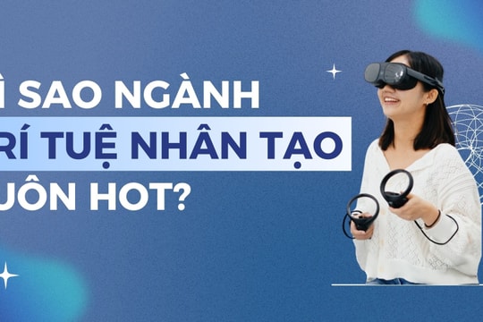 Nhà nhà dùng ChatGPT, Grok, thí sinh “toát mồ hôi” vì 29,5 điểm vẫn trượt ĐH ngành AI: Nhìn mức lương hiểu ngay vì sao hot?