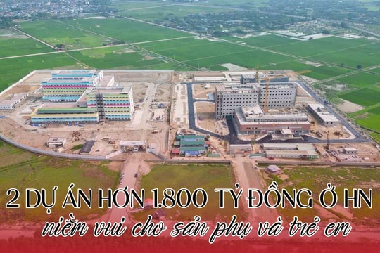 Từ 19/8, hàng ngàn thai phụ, trẻ em ở Hà Nội đón tin vui từ 2 dự án được đầu tư hơn 1.800 tỷ đồng