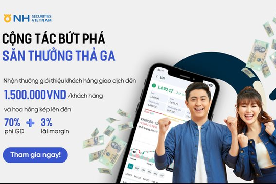 Săn thưởng hấp dẫn với chương trình “Đồng hành tăng trưởng cùng CTV” tại Chứng khoán NHSV