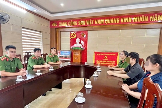 Nhận được yêu cầu chuyển khoản 200 triệu đồng từ số điện thoại 0838.606.13, người phụ nữ ngay lập tức trình báo Công an
