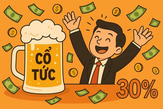 Một công ty bia chia cổ tức tiền mặt 30%, doanh thu bán niên lập đỉnh nhưng lợi nhuận "bốc hơi" 74% 