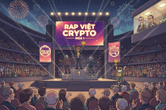 2 đại gia 'Bolero' VIX và TCBS nhanh chân trở thành 'bầu show' Rap Việt Crypto