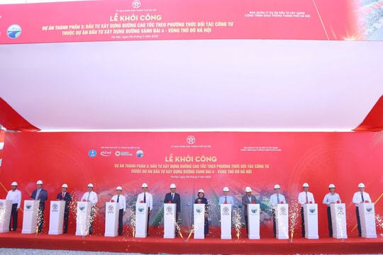 Liên danh 4 nhà thầu trúng dự án đường Vành đai 4 trị giá 56.050 tỷ đồng kết nối Hà Nội - Bắc Ninh - Hưng Yên