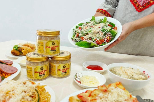 Lần đầu tiên Việt Nam có sản phẩm ruốc làm hoàn toàn từ phô mai