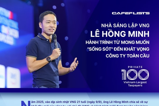 Nhà sáng lập VNG Lê Hồng Minh: Hành trình từ mong muốn "sống sót" đến khát vọng công ty toàn cầu