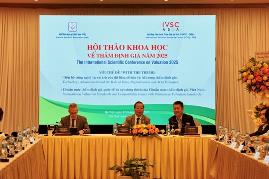 Đang diễn ra Hội thảo khoa học quốc tế về thẩm định giá năm 2025