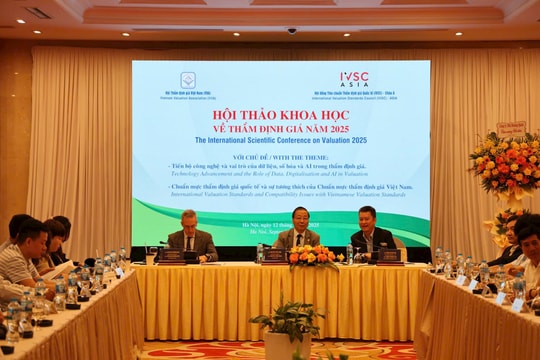 Đang diễn ra Hội thảo khoa học quốc tế về thẩm định giá năm 2025