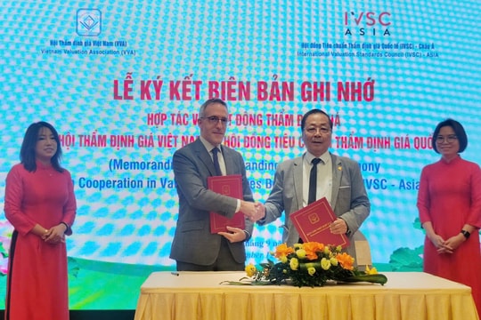 VVA và IVSC chính thức trở thành đối tác chiến lược, đẩy mạnh nghiên cứu về thẩm định giá