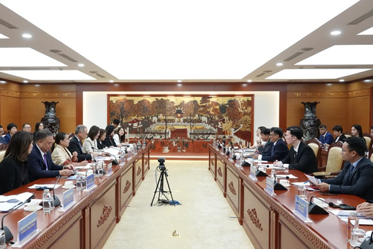 Bộ Tài chính làm việc với Đoàn doanh nghiệp Hồng Kông (Trung Quốc) về vận hành Trung tâm Tài chính Quốc tế
