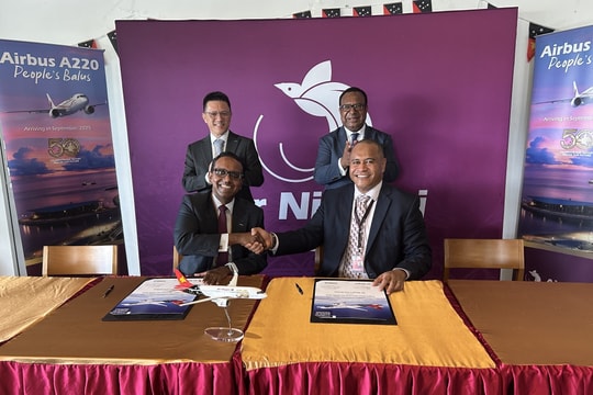 Air Niugini ký hợp đồng bảo dưỡng máy bay theo giờ với Airbus cho đội bay A220 mới