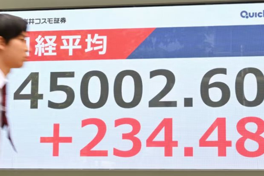 Lần đầu tiên trong lịch sử Nhật Bản, Nikkei vượt 45.000 điểm ngay trước thềm họp Fed, BOJ
