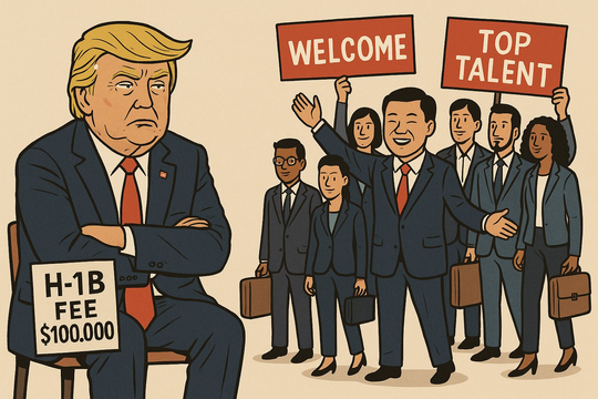 Khoản "thuế nhân tài" gần 3 tỷ của ông Trump: Trao cơ hội vàng cho các đối thủ cạnh tranh với Mỹ, bao gồm cả Trung Quốc