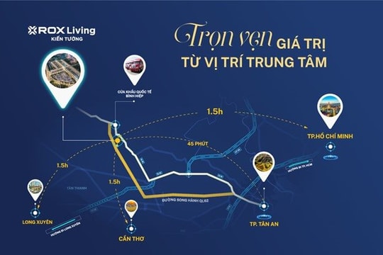 Kiến Tường trước thời cơ trở thành khu đô thị vệ tinh mới của TPHCM