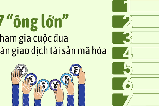 7 “ông lớn" chính thức gia nhập cuộc đua làm sàn giao dịch tài sản mã hóa Việt Nam: Hé lộ động thái từng bên