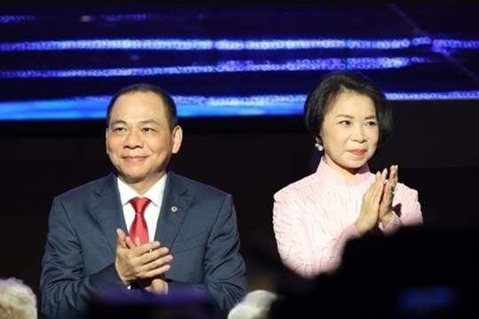 Chân dung người vợ kín tiếng cực ít lộ diện của ông Phạm Nhật Vượng: Khối tài sản vừa tăng 20.000 tỷ từ đầu năm, là người phụ nữ giàu Top 2 trên sàn chứng khoán Việt