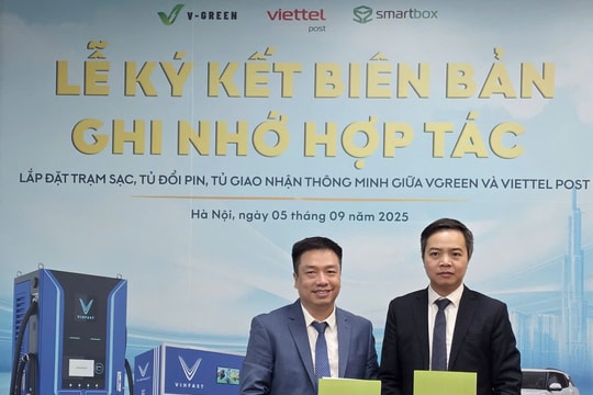 Công ty của tỷ phú Phạm Nhật Vượng bắt tay Viettel Post tham vọng phủ sóng 5.000 điểm sạc và giao nhận trên toàn quốc