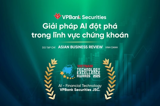 VPBankS ghi dấu ấn tại giải thưởng quốc tế bằng trợ lý AI StockGuru