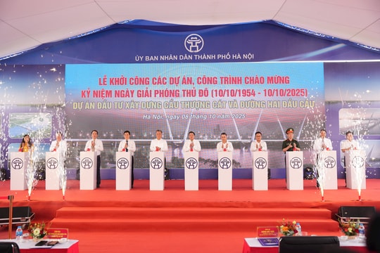 Liên danh Trungnam E&C – Bắc Trung Nam bắt đầu làm dự án Cầu Thượng Cát với tổng vốn đầu tư hơn 7.303 tỷ đồng
