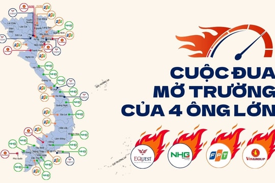 Cuộc đua nghìn tỷ vào giáo dục của 4 “ông lớn”: Người mở hệ thống từ Bắc vào Nam, riêng tỷ phú Phạm Nhật Vượng mang trường ra Đảo Ngọc nhưng khẳng định làm “không lợi nhuận”