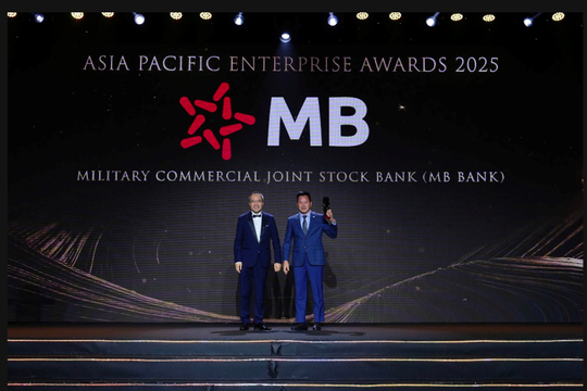 MB lần thứ sáu liên tiếp được vinh danh “Doanh nghiệp xuất sắc châu Á” năm 2025