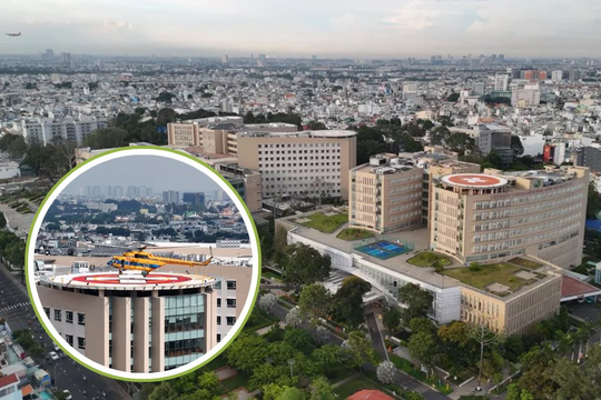Bệnh viện duy nhất tại Việt Nam có 2 bãi đáp trực thăng, mới khánh thành toà nhà 1000 giường