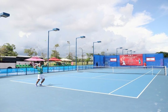 Hệ thống sân Tennis chuẩn quốc tế - Điểm nhấn của Giải Quần vợt Vô địch Quốc gia – Cúp NovaWorld 2025